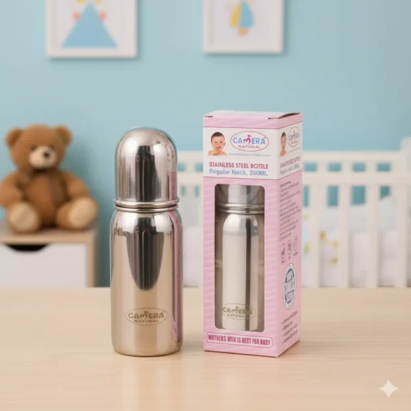 STEEL FEEDING BOTTLE-BPA FREE